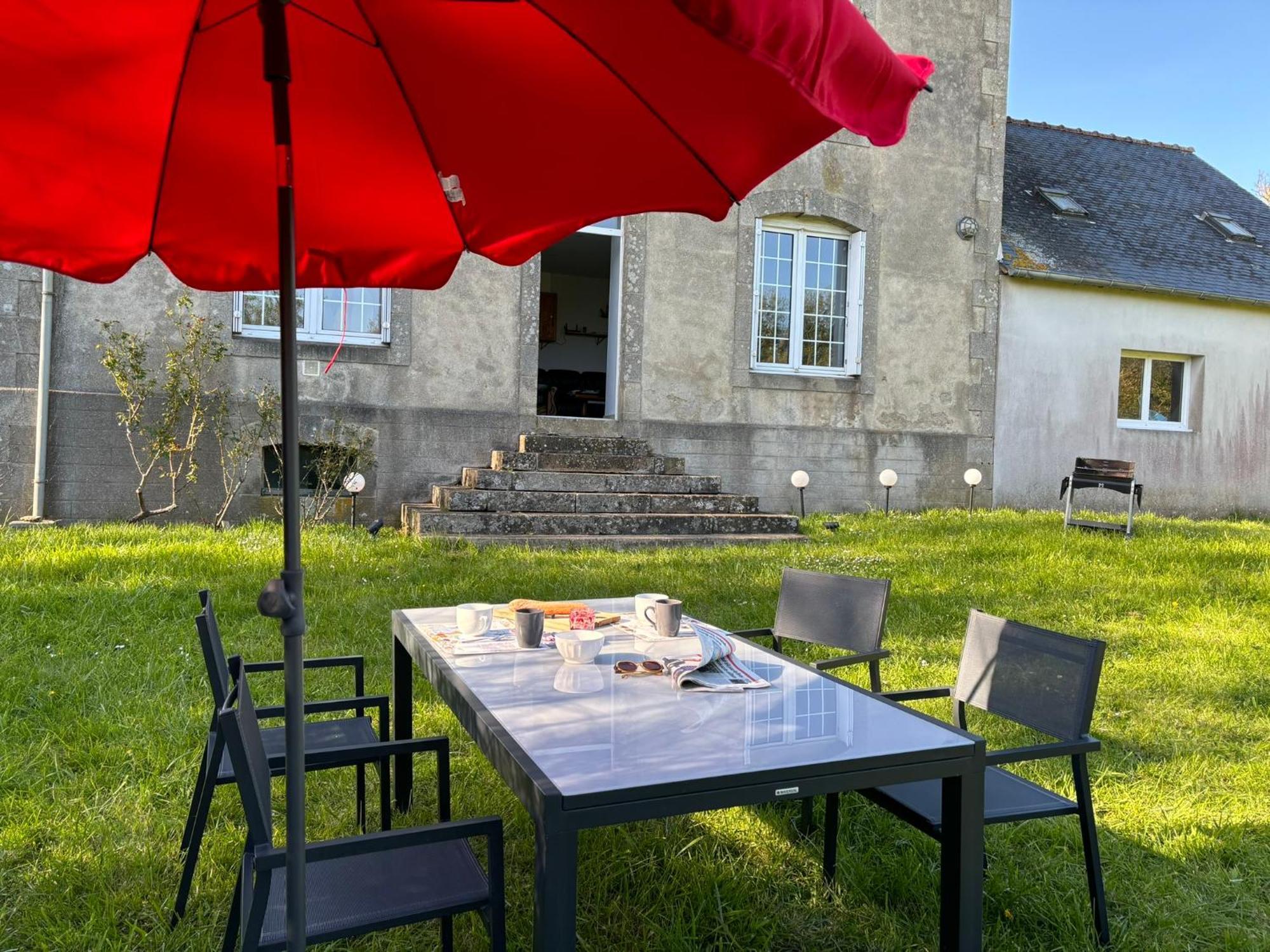 Jolie Maison De Campagne A 2Km De La Mer Plomodiern Bagian luar foto